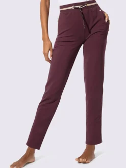 Pantalon à ceinture élastique matière sweat