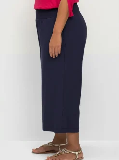 Pantalon ceinture smockée
