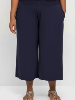 Pantalon ceinture smockée