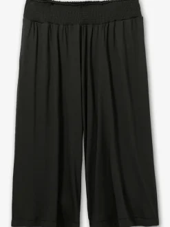 Pantalon ceinture smockée