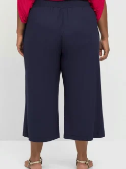 Pantalon ceinture smockée