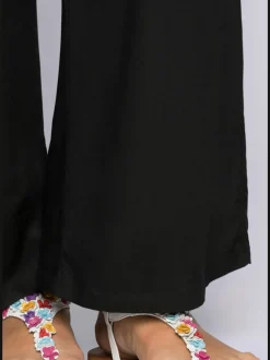 Pantalon ceinture smockée