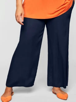 Pantalon ceinture smockée