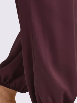 Pantalon ceinture smockée