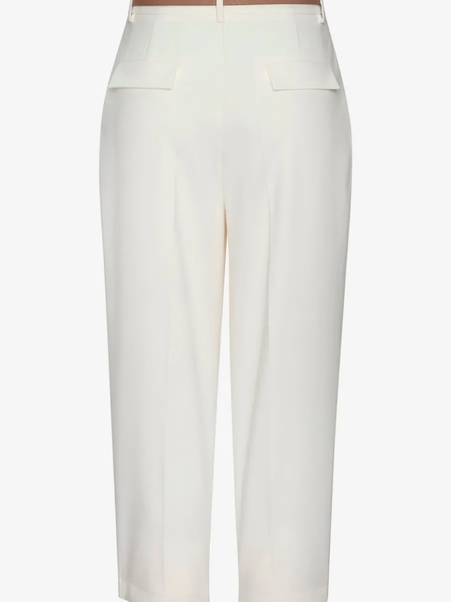 Pantalon à ceinture étroite avec poches fendues et jambes étroites