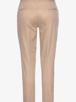 Pantalon chino décontracté avec ceinture imitation cuir et poches