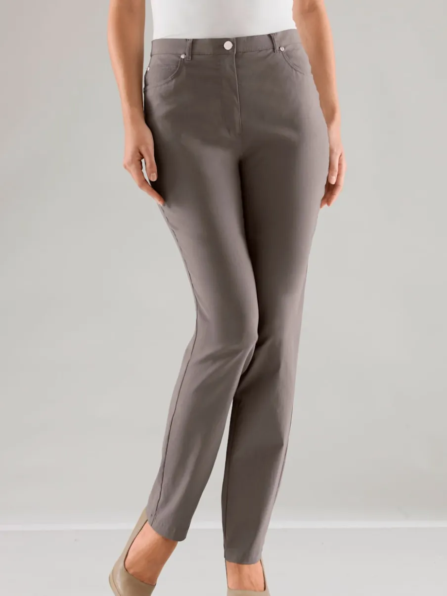 Pantalon classique cinq poches confortable pour un usage quotidien