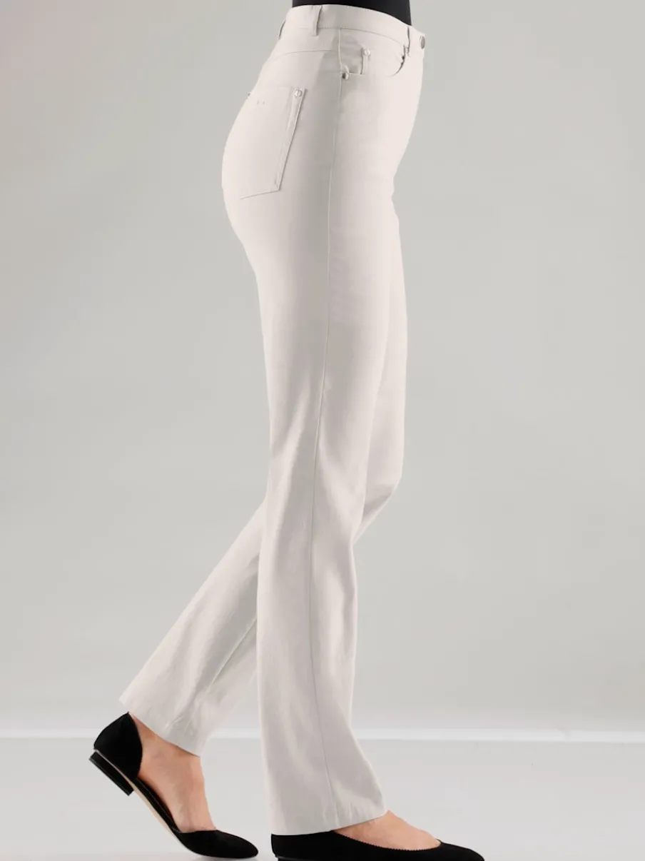Pantalon classique cinq poches confortable pour un usage quotidien