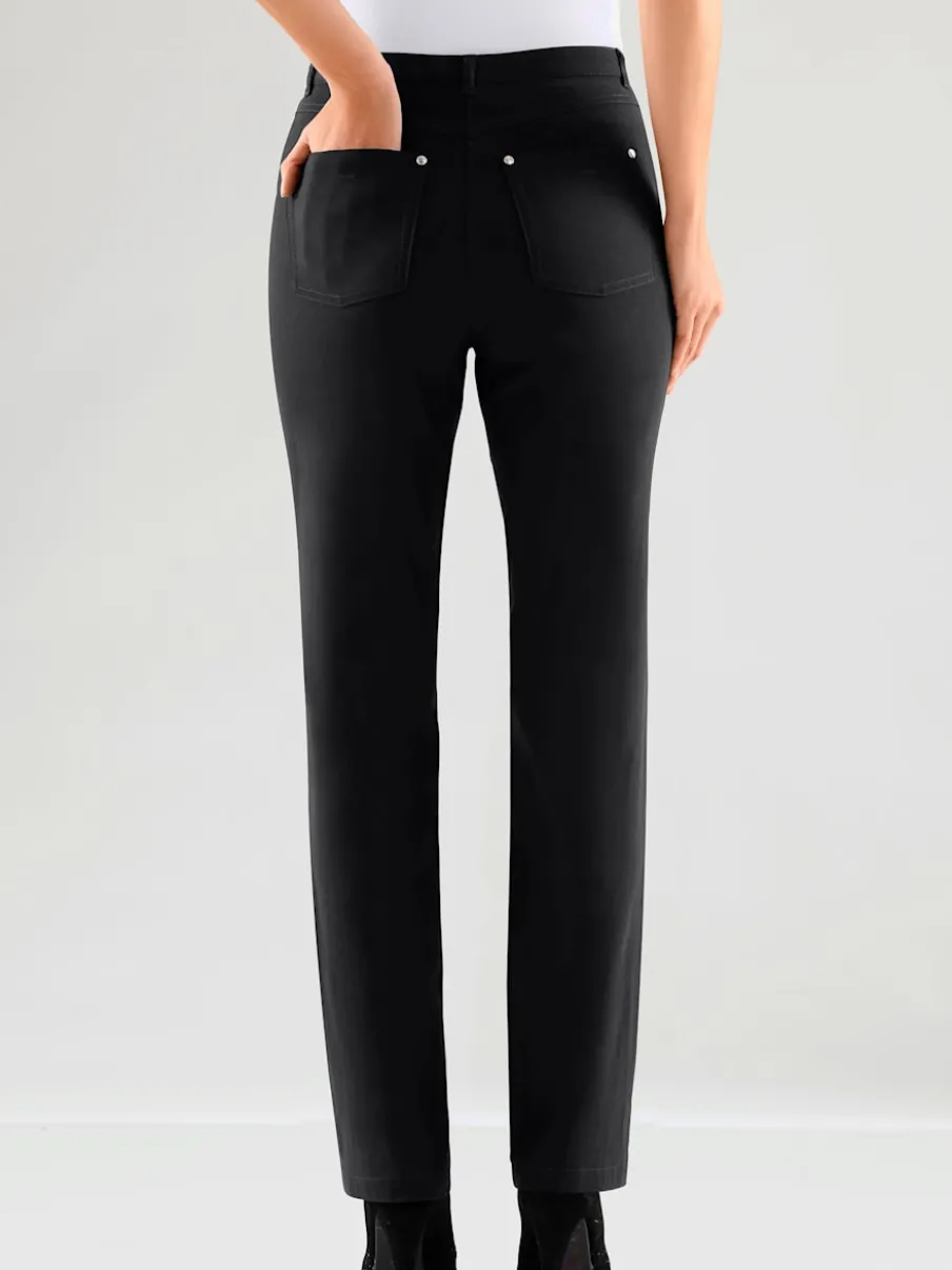 Pantalon classique cinq poches confortable pour un usage quotidien