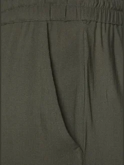 Pantalon confortable avec ceinture élastique et poches latérales