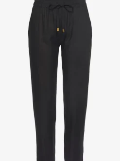 Pantalon confortable avec ceinture élastique et poches latérales