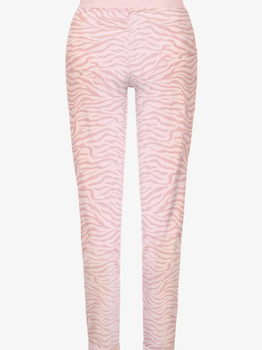 Pantalon confortable avec poches fendues et ourlet à revers