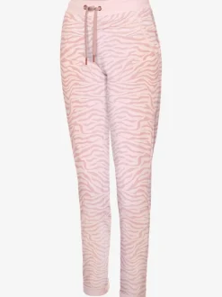 Pantalon confortable avec poches fendues et ourlet à revers