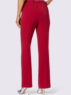 Pantalon costume avec jambes larges et ceinture élastique