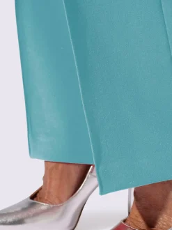 Pantalon costume avec jambes larges et ceinture élastique