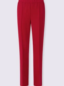 Pantalon costume avec jambes larges et ceinture élastique