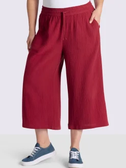 Pantalon 3/4 coulisse et lien à nouer