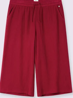 Pantalon 3/4 coulisse et lien à nouer