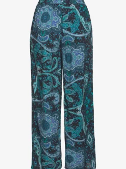 Pantalon coupe ample avec ceinture élastique et poches