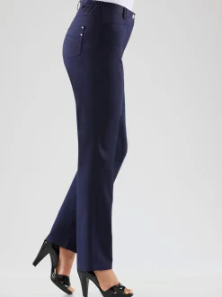 Pantalon coupe droite à traitement nano avec poches et passants