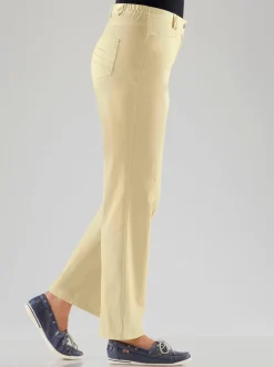 Pantalon coupe droite à traitement nano avec poches et passants