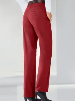 Pantalon coupe droite à traitement nano avec poches et passants