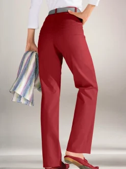 Pantalon coupe droite à traitement nano avec poches et passants