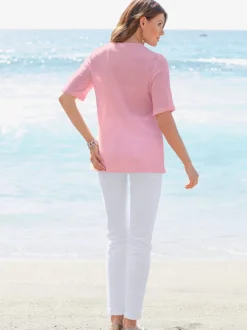 Pantalon coupe droite à traitement nano avec poches et passants