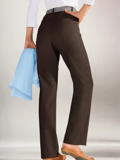 Pantalon coupe droite à traitement nano avec poches et passants