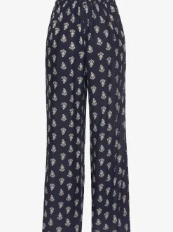 Pantalon décontracté imprimé avec ceinture élastique et poches