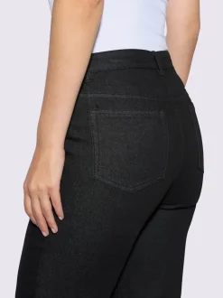 Pantalon décontracté à poches zippées en coton extensible