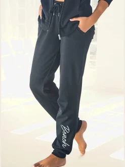 Pantalon de détente avec poches et bords-côtes extensibles