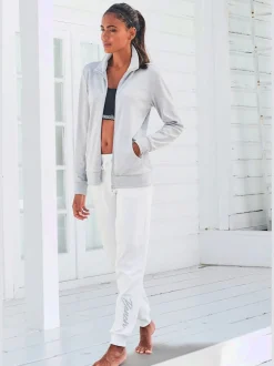 Pantalon de détente avec poches et bords-côtes extensibles