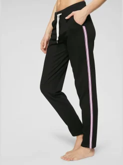 Pantalon de détente rayé avec taille élastique et poches latérales