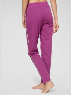 Pantalon de détente rayé avec taille élastique et poches latérales
