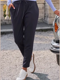 Pantalon de jogging avec ceinture élastique et poches latérales