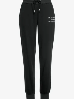 Pantalon de jogging avec imprimé en matière douce et confortable
