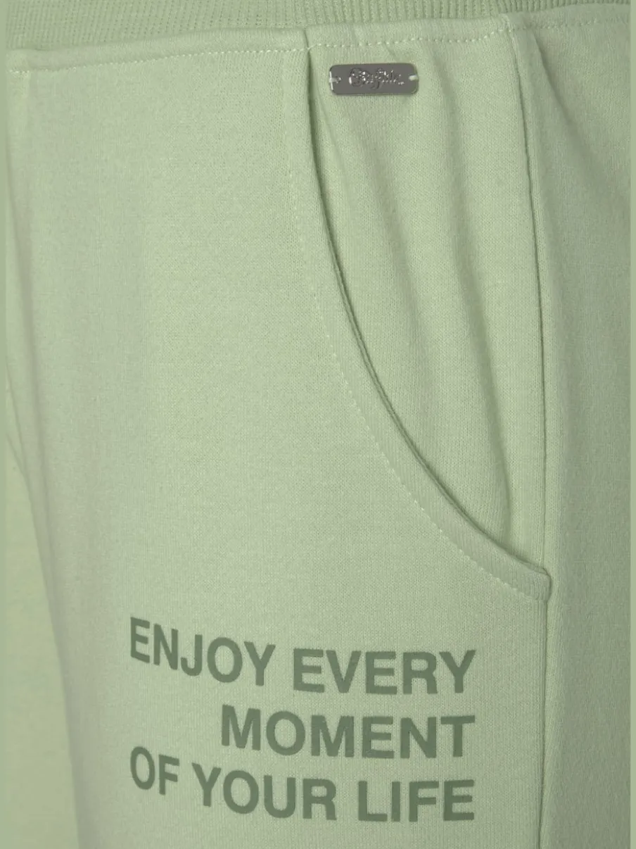 Pantalon de jogging avec imprimé en matière douce et confortable