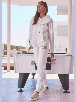 Pantalon de jogging avec imprimé en matière douce et confortable