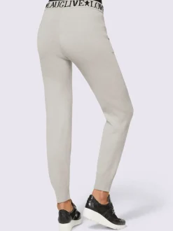 Pantalon de jogging avec inscription et poches confortables