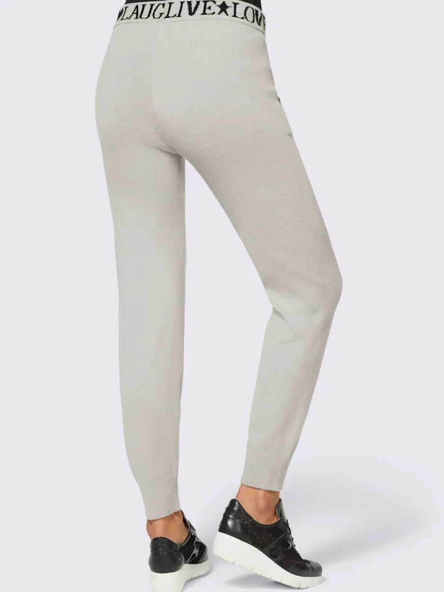 Pantalon de jogging avec inscription et poches confortables