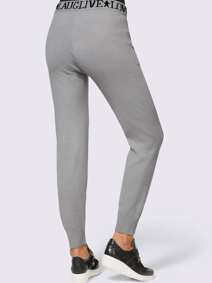 Pantalon de jogging avec inscription et poches confortables