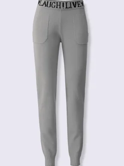 Pantalon de jogging avec inscription et poches confortables