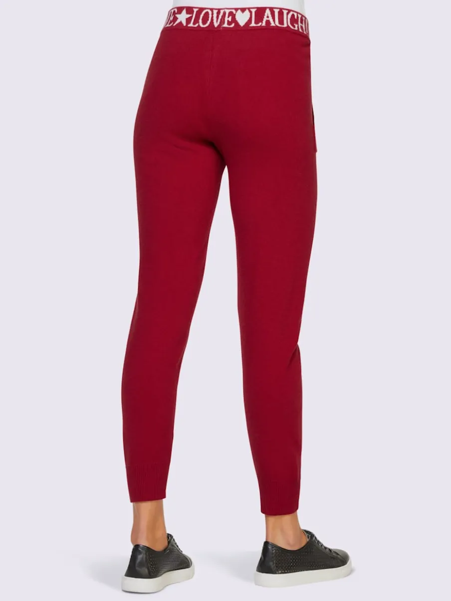 Pantalon de jogging avec inscription et poches confortables