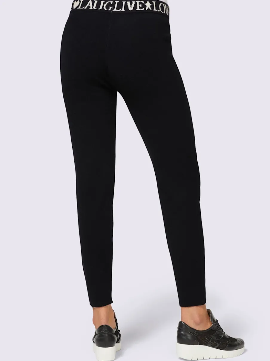 Pantalon de jogging avec inscription et poches confortables