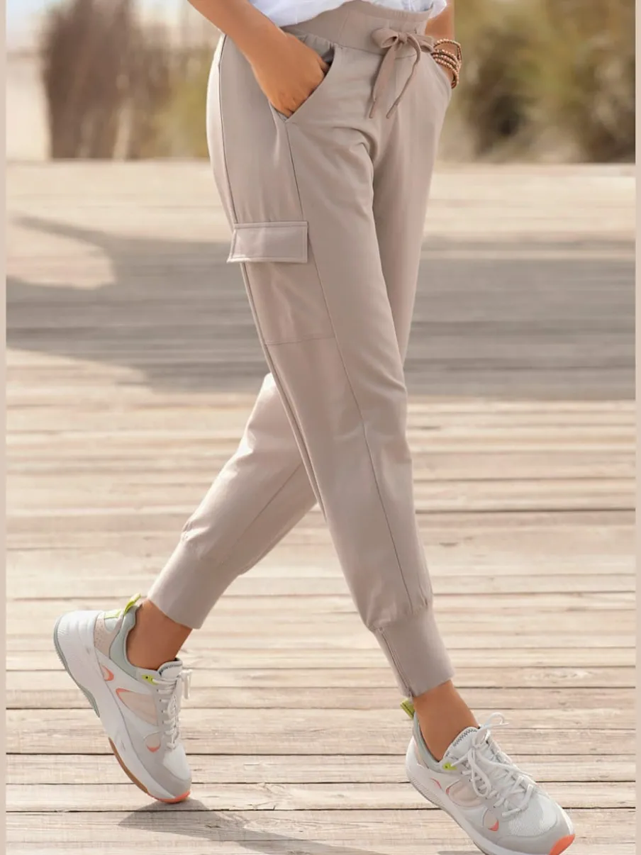 Pantalon de jogging avec poches et ceinture élastique
