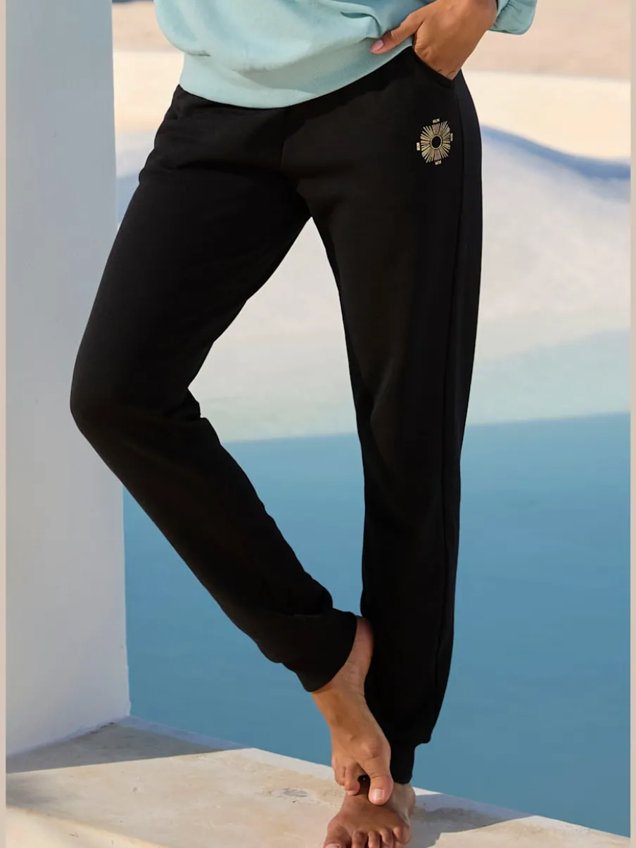 Pantalon de jogging avec poches et bords-côtes confortables