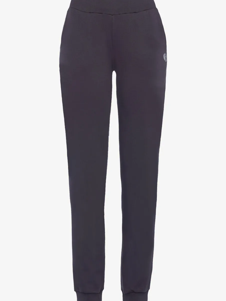 Pantalon de jogging en coton avec poches latérales et logo imprimé