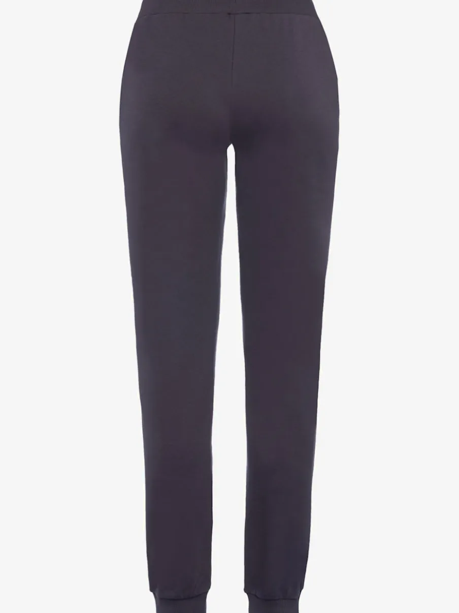 Pantalon de jogging en coton avec poches latérales et logo imprimé