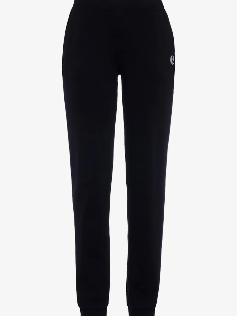 Pantalon de jogging en coton avec poches latérales et logo imprimé